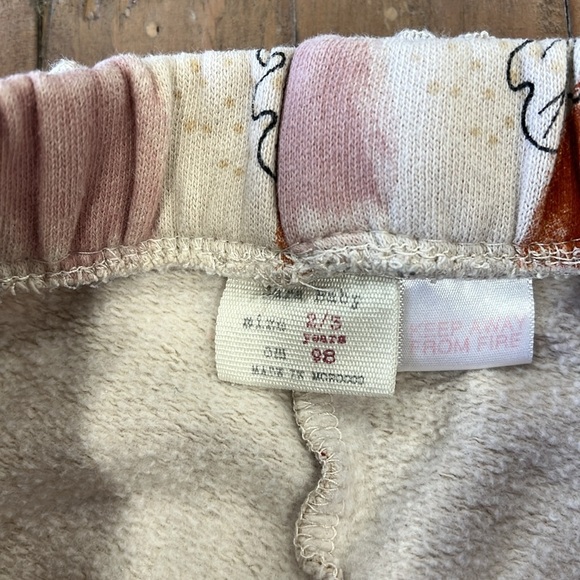 Zara fall print harem ruffled joggers - Picture 3 of 4